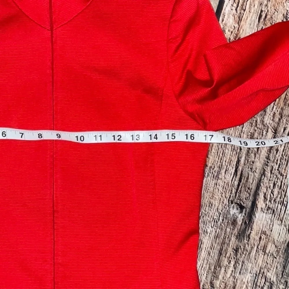 Linda Allard Ellen Tracy Red Jacket, Size 2